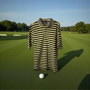 VINTAGE Masters Polo Shirt Mens Large Blue Augusta National Golf Shop‎ Cotton